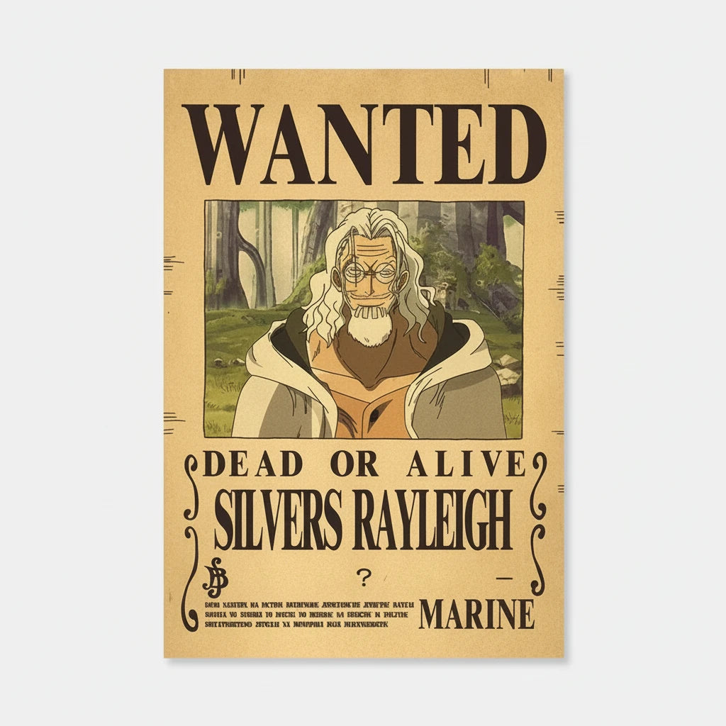 Poster WANTED Rayleigh - One Piece