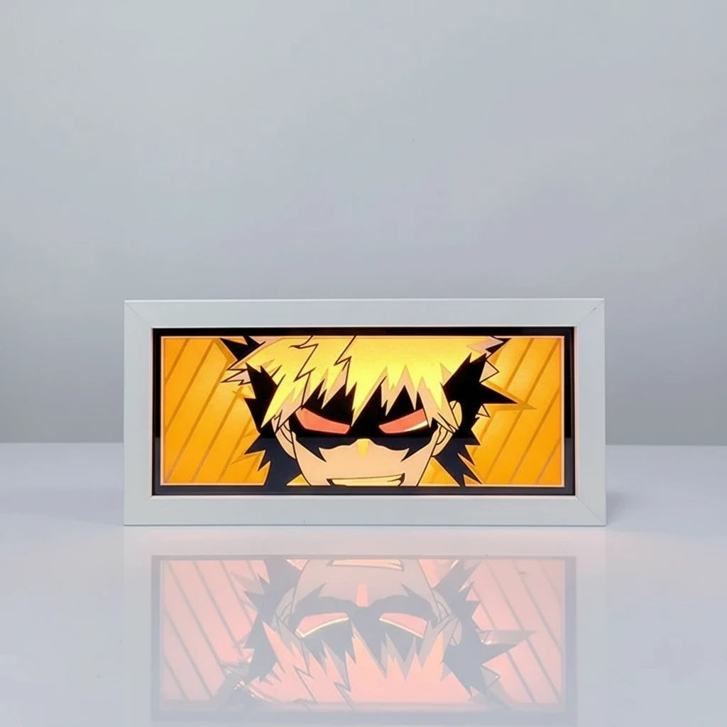 Cadre lumineux Bakugo – My Hero Academia