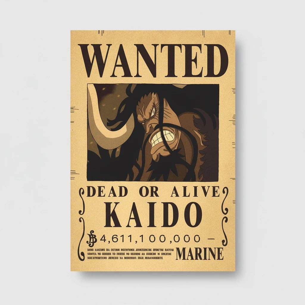 Poster WANTED Kaido - One Piece