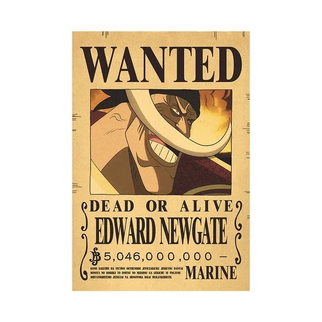 Poster WANTED Whitebeard - One Piece