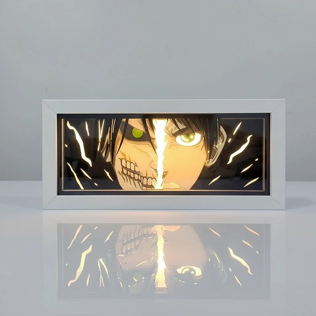 Cadre lumineux Eren – Attaque des Titans