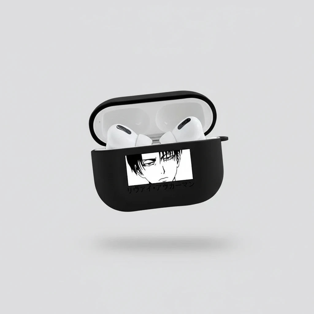 Coque AirPods Noir - Attaque des Titans