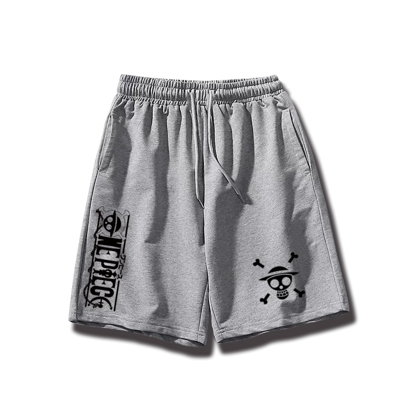 Short Gris Mugiwara - One Piece