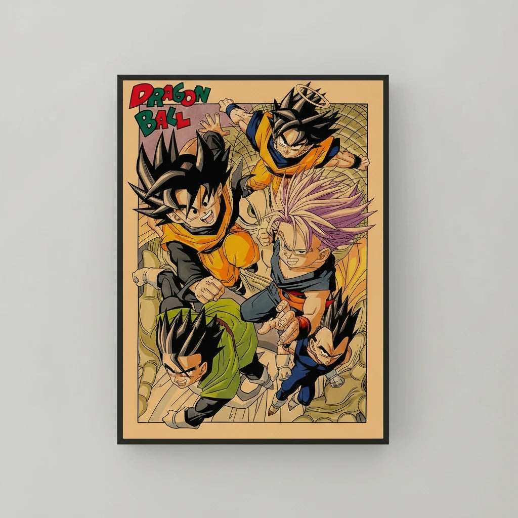 Poster Saiyan - Dragon Ball Z