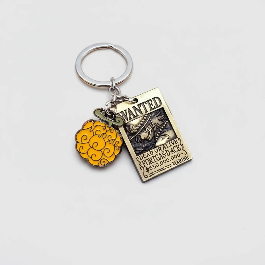 Porte-clés WANTED Ace - One Piece