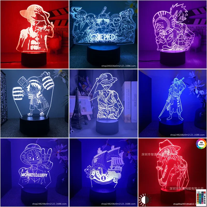 Lampe LED Mugiwara - One Piece