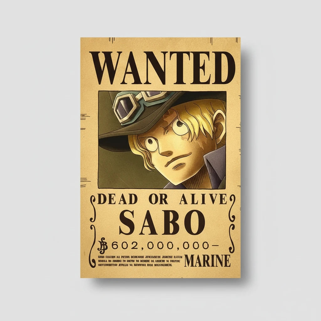 Poster WANTED Sabo - One Piece