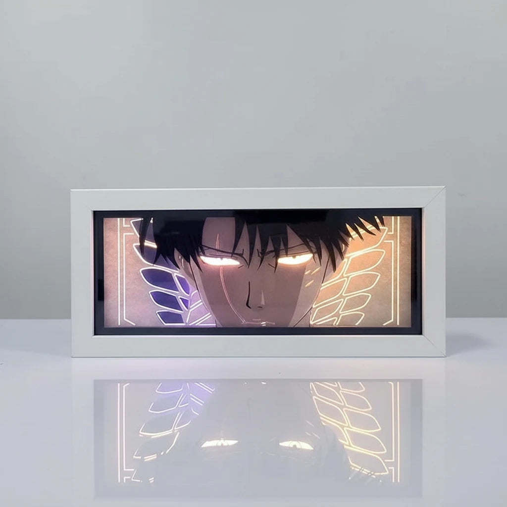 Cadre lumineux Livai - Attaque des Titans