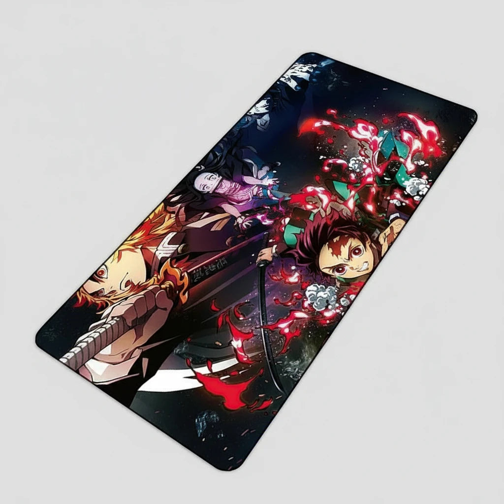 Tapis De Souris Tanjiro Feu - Demon Slayer