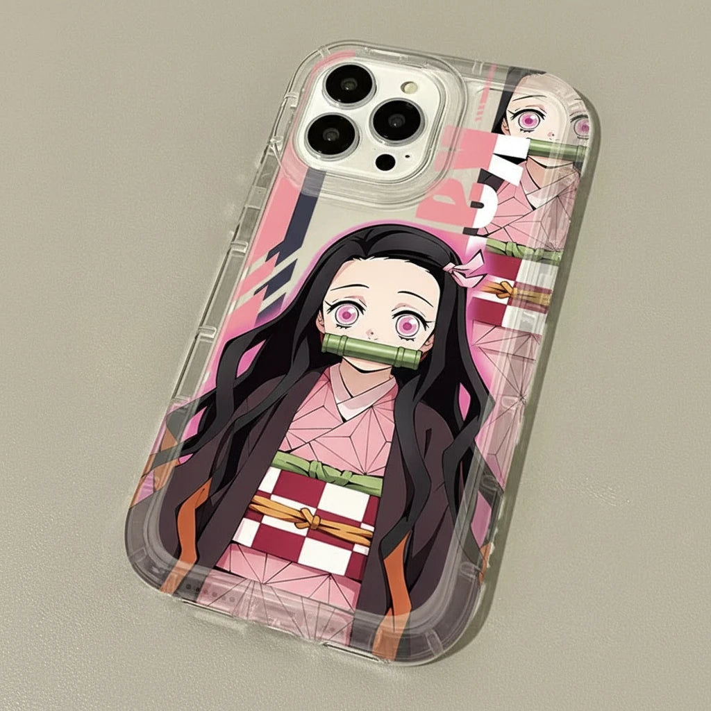 Coque iPhone Nezuko - Demon Slayer