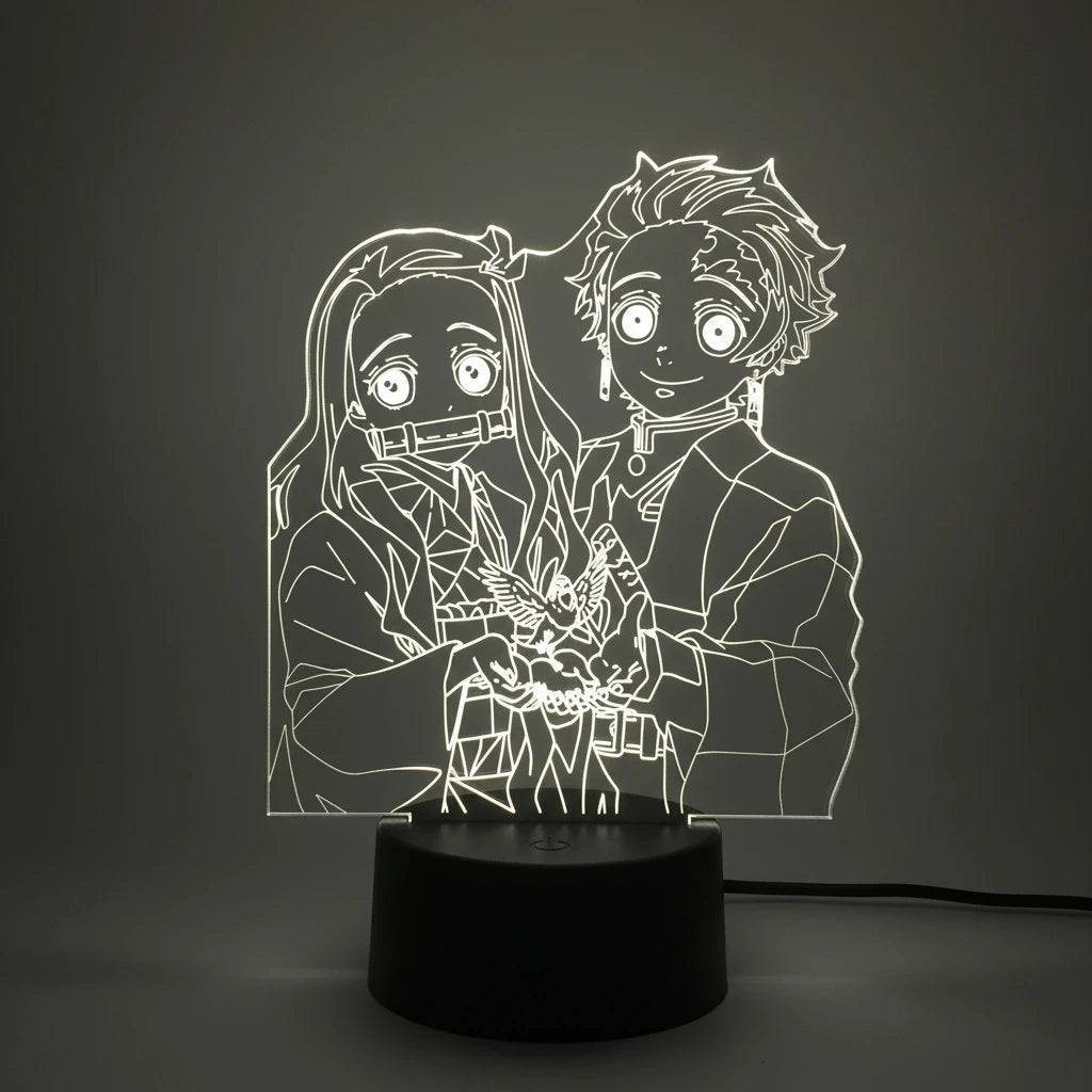 Lampe LED Nezuko & Tanjiro - Demon Slayer