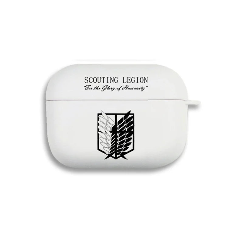 Coque AirPods Blanc - Attaque des Titans