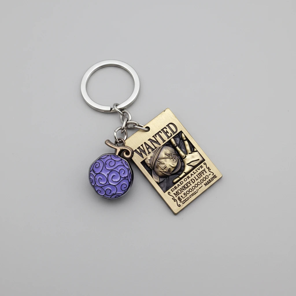 Porte-clés WANTED Luffy - One Piece