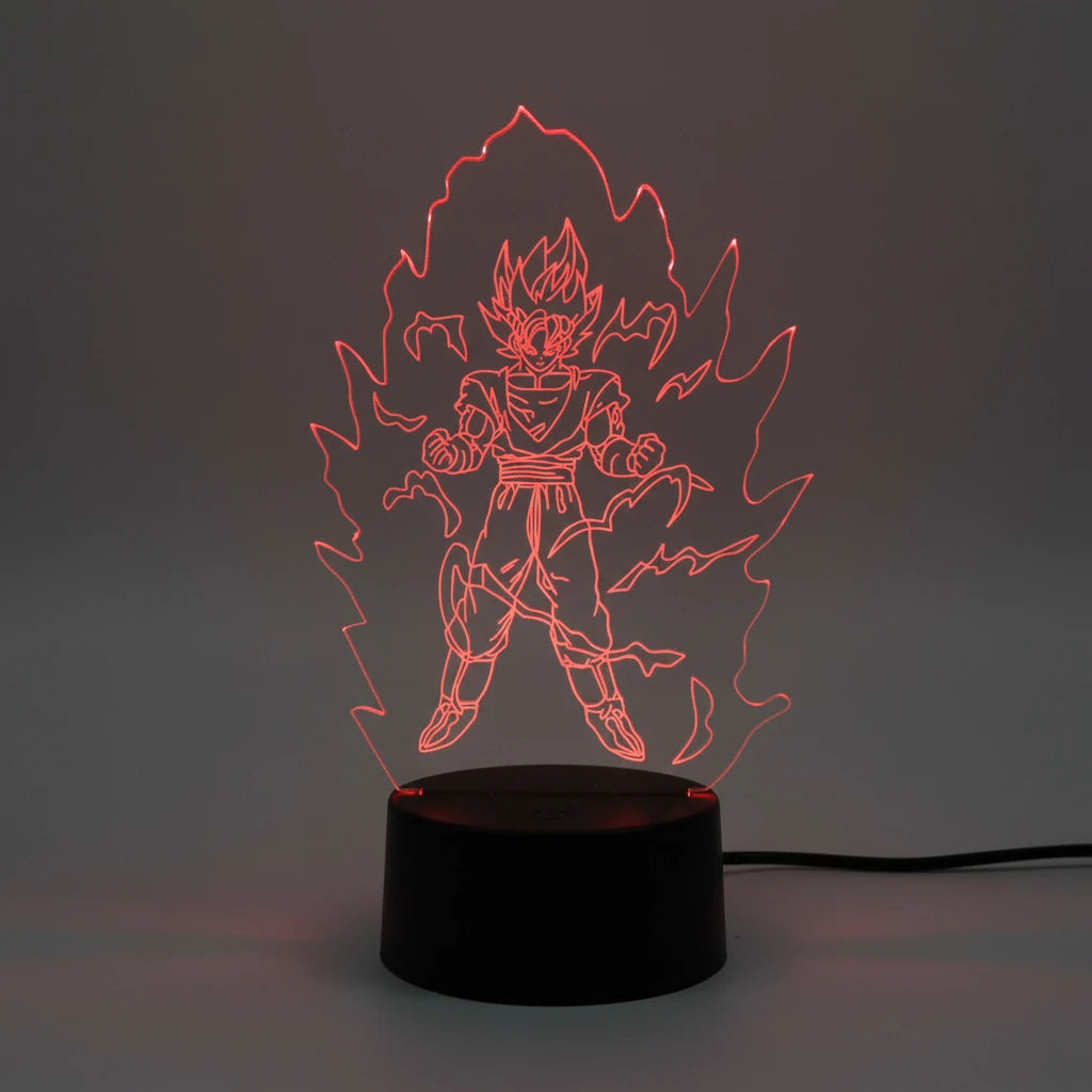 Lampe LED Goku ssj2 - Dragon Ball Z