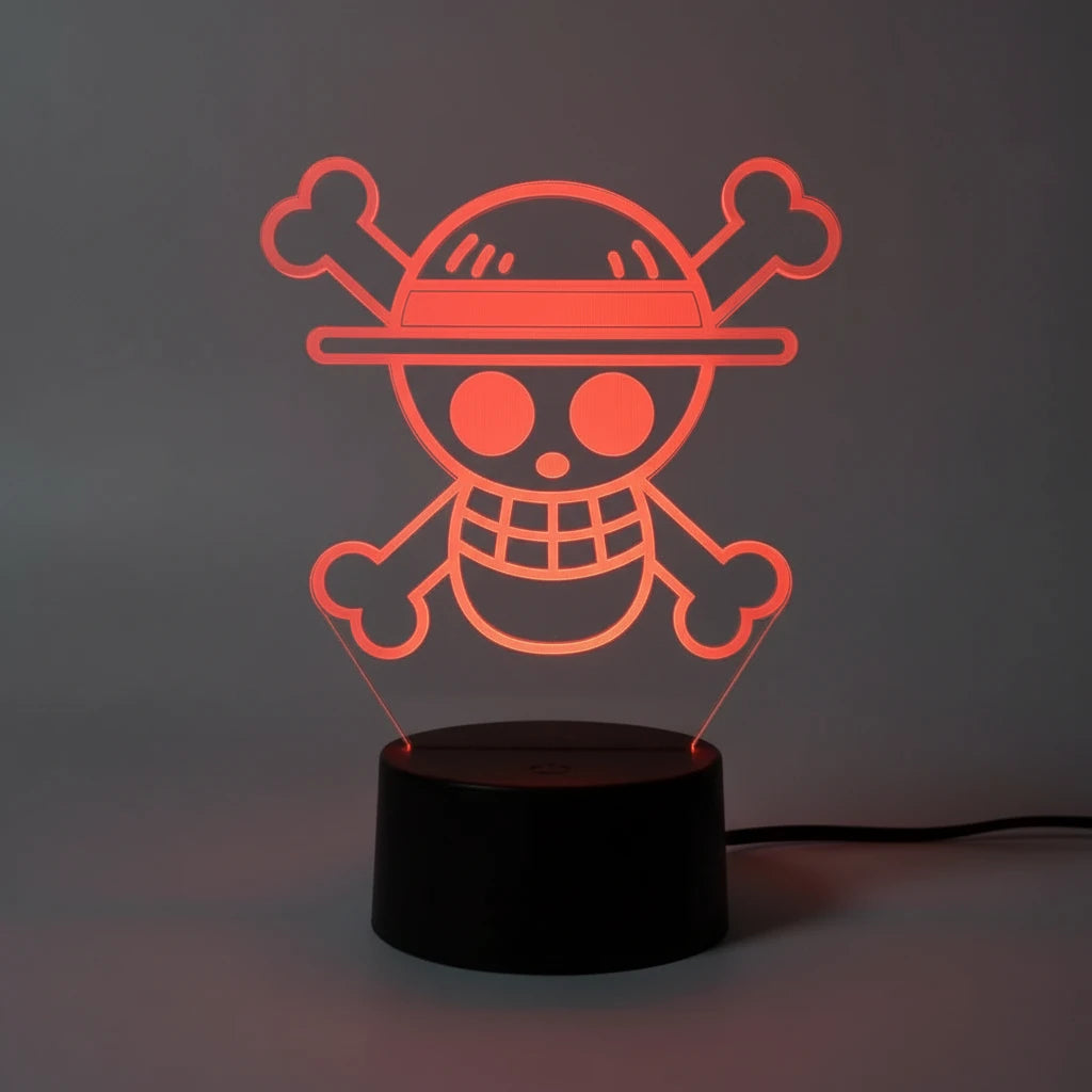 Lampe LED Logo Mugiwara - One Piece