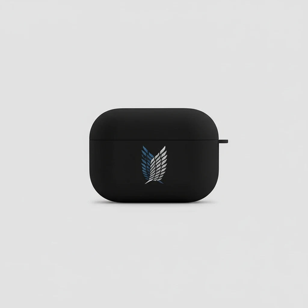 Coque AirPods Noir - Attaque des Titans