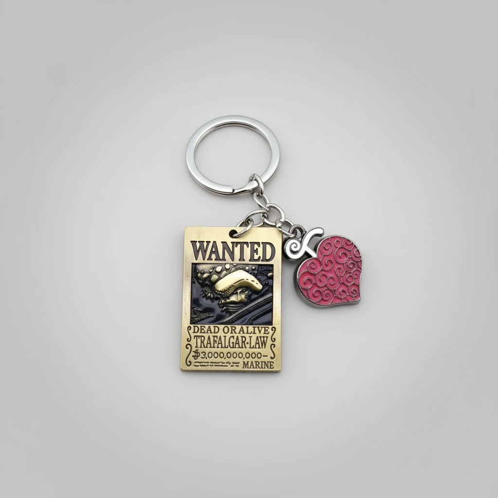 Porte-clés WANTED Trafalgar Law - One Piece