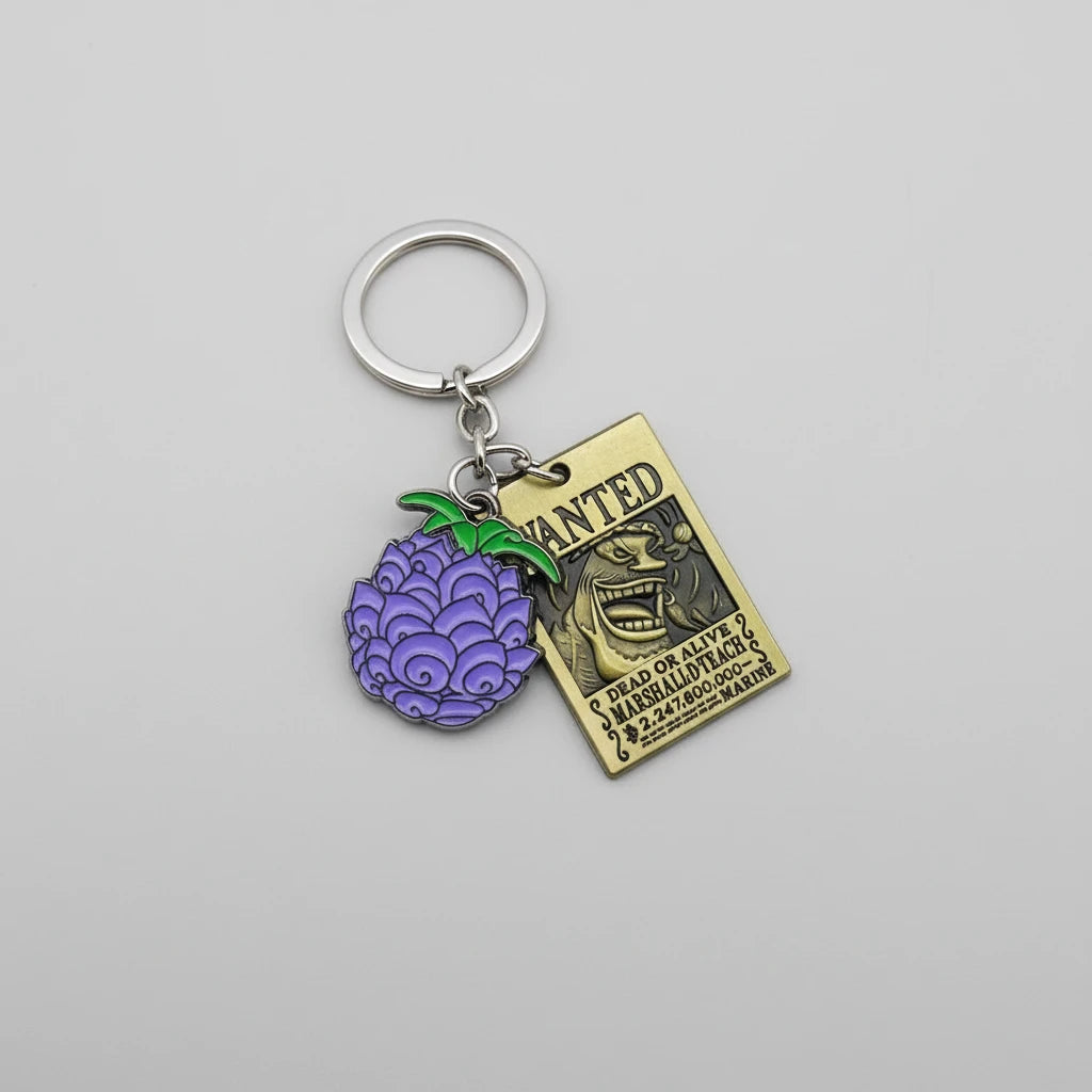 Porte-clés WANTED Barbe Noire - One Piece