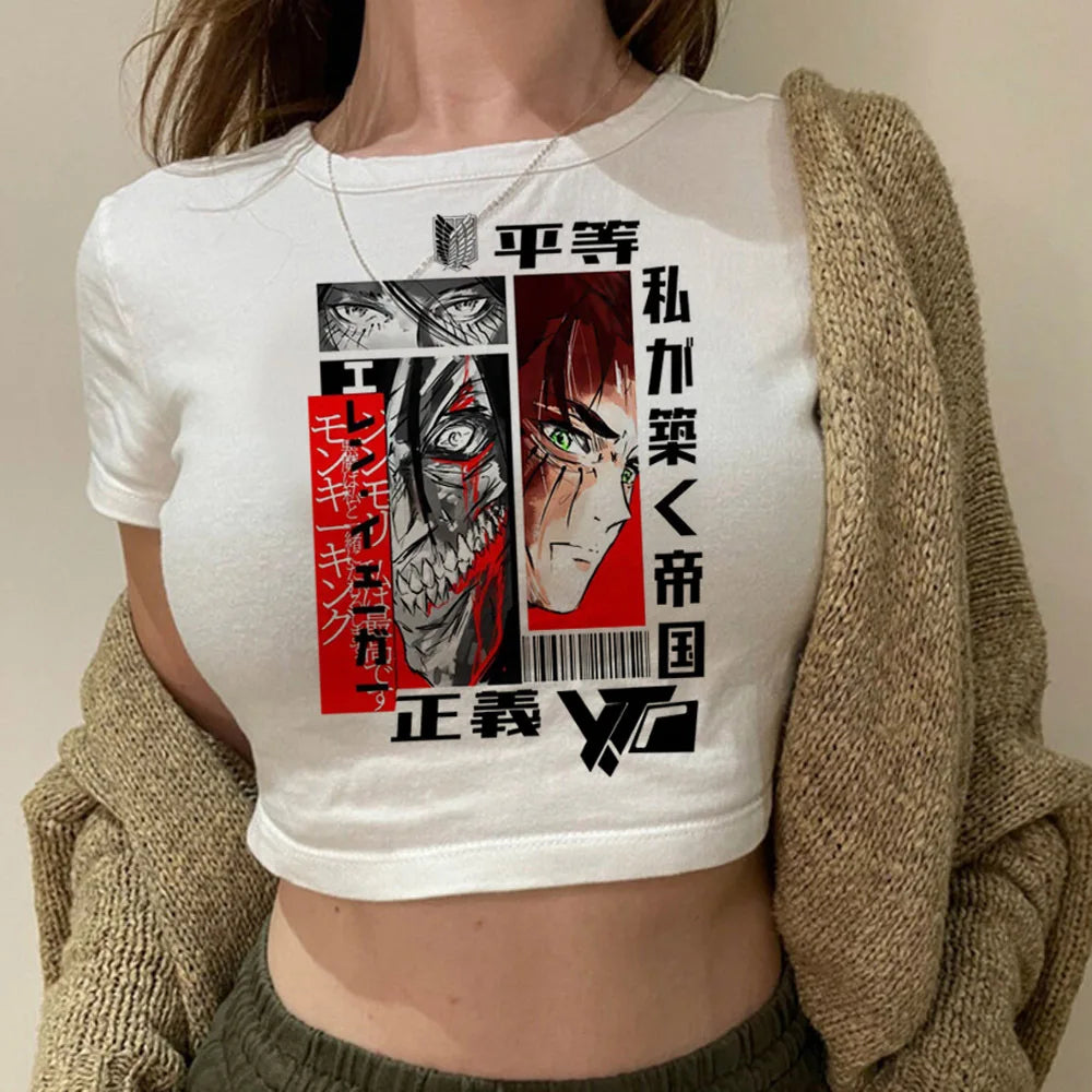 Crop Top Eren - Attaque des Titans