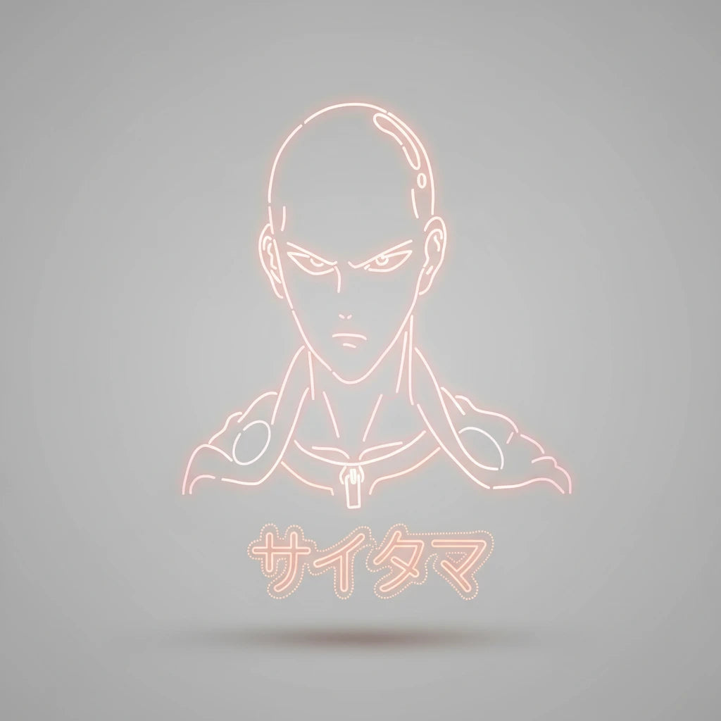 Néon Saitama - One Punch Man