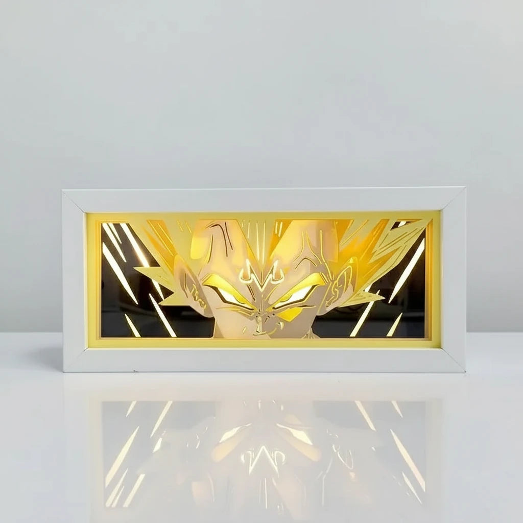 Cadre lumineux Majin Vegeta – Dragon Ball Z