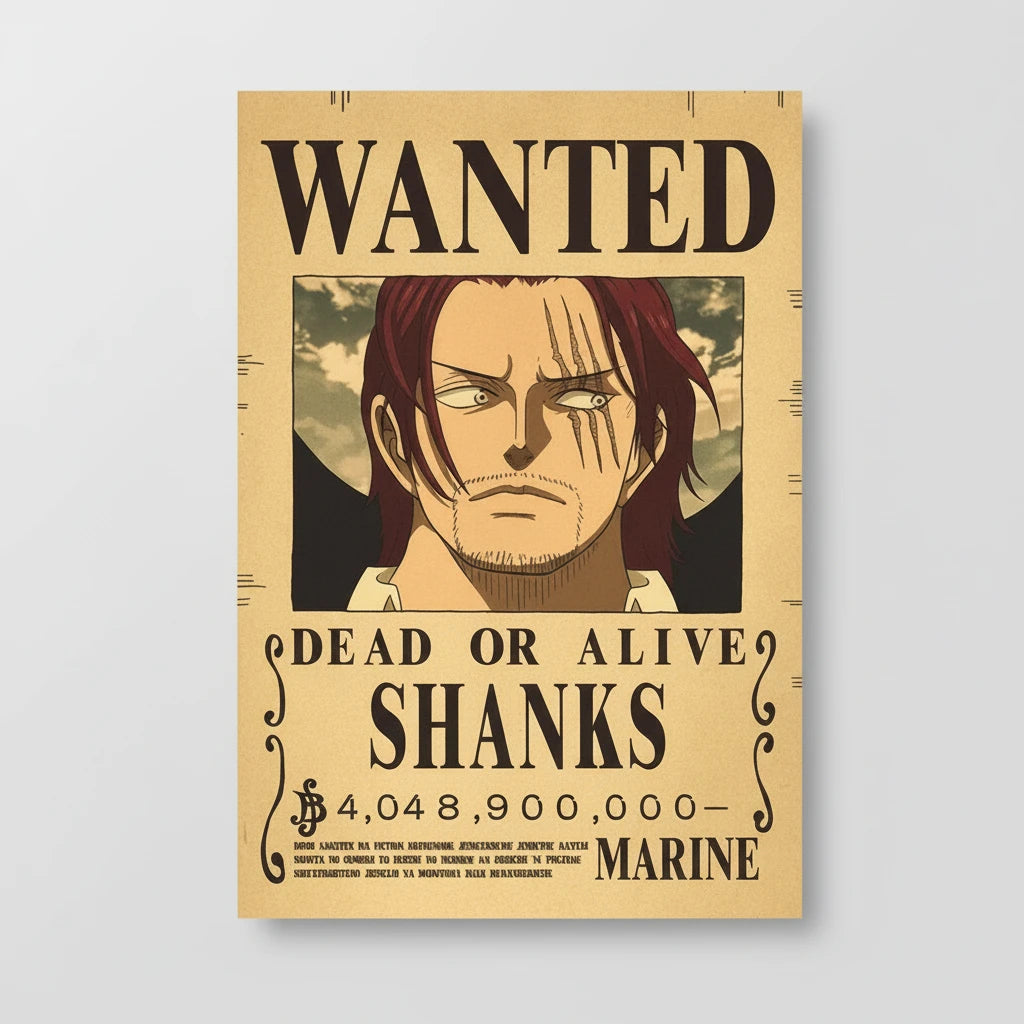 Poster WANTED Shanks - One Piece