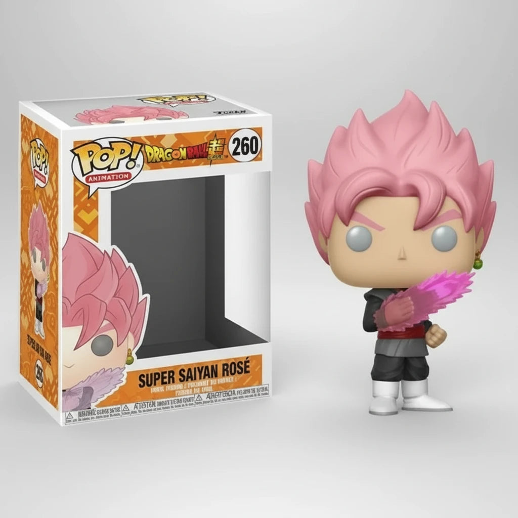 Figurine Pop Black Goku Rose - Dragon Ball Super