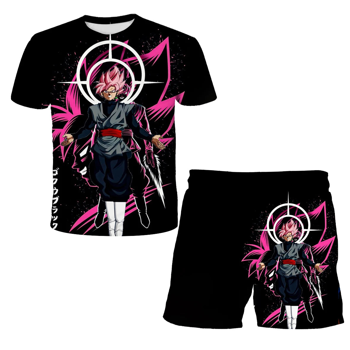 Ensemble Black Goku Short & T-Shirt Enfant - Dragon Ball Super