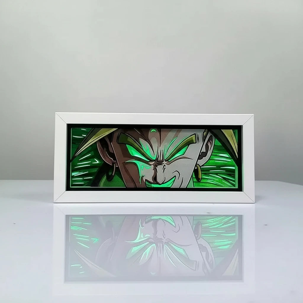 Cadre lumineux Broly – Dragon Ball Z