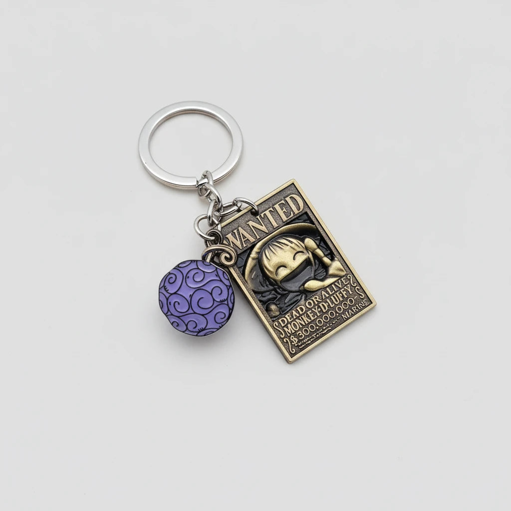 Porte-clés WANTED Luffy - One Piece