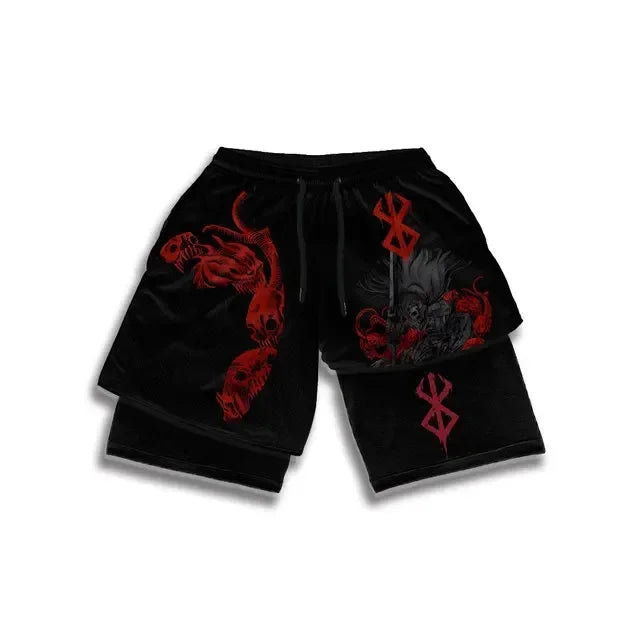 Short Tout Noir - Berserk