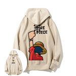 Sweat à Capuche Beige - One Piece