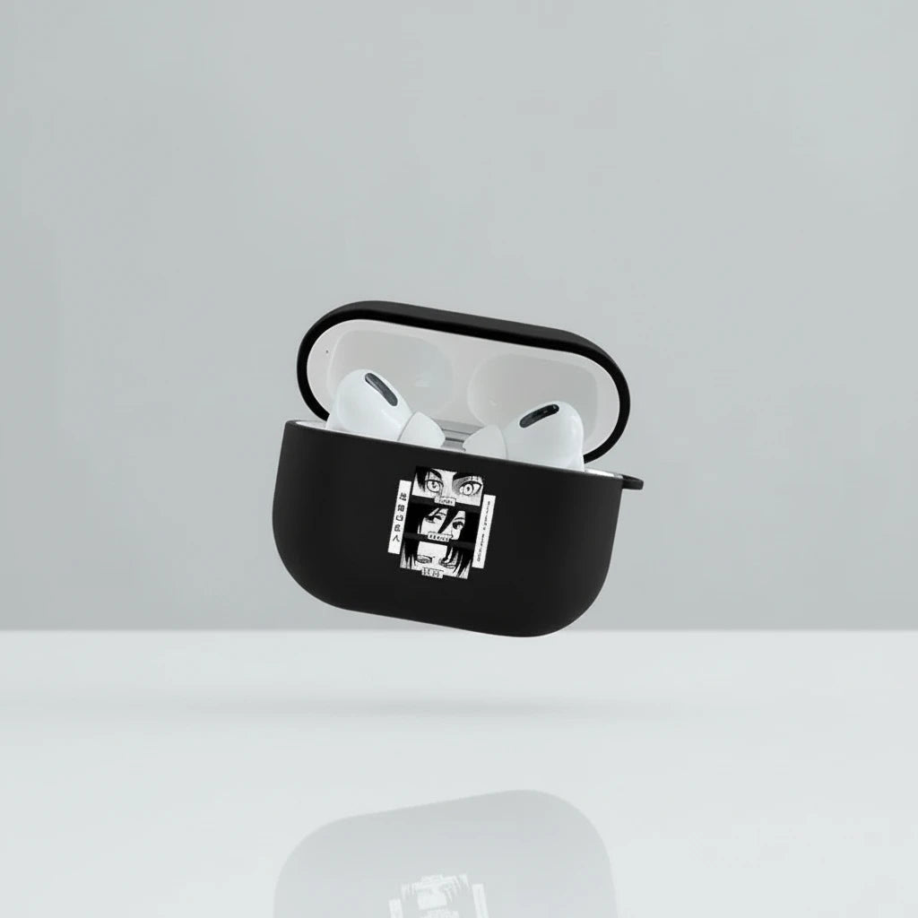 Coque AirPods Noir - Attaque des Titans