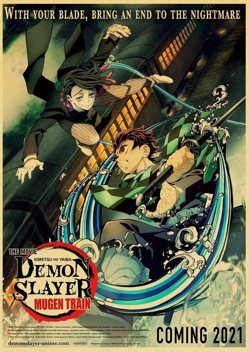 Poster Enmu Vs Tanjiro - Demon Slayer