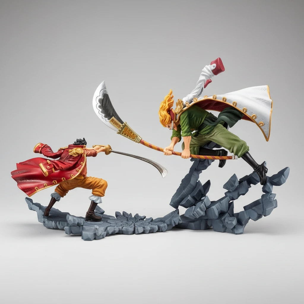 Figurine Roger VS Barbe Blanche - One Piece