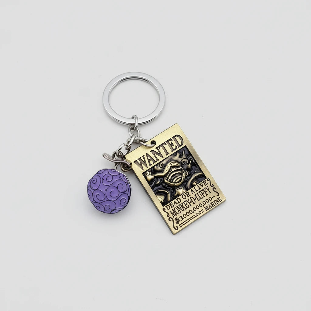 Porte-clés WANTED Luffy - One Piece