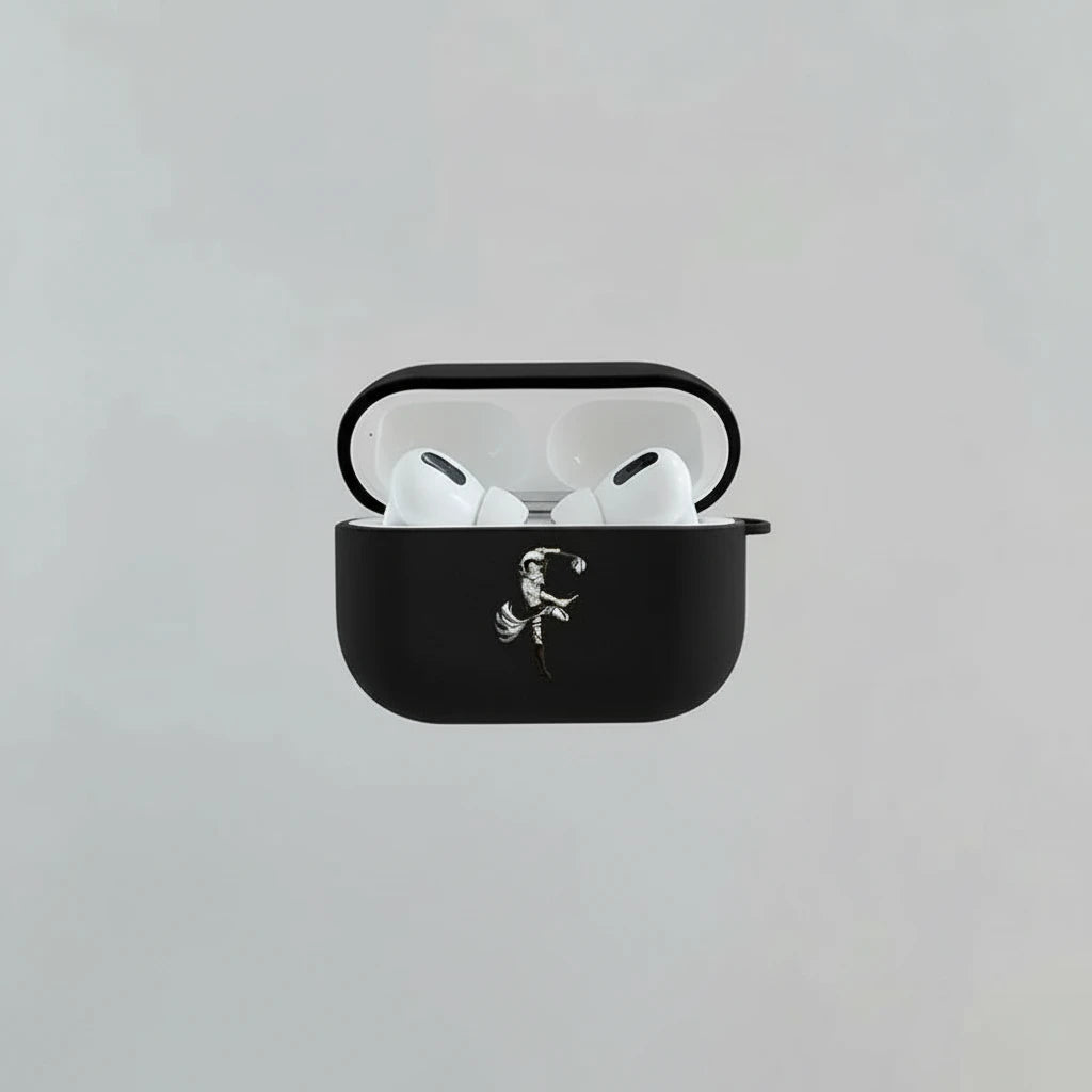 Coque AirPods Noir Livai - Attaque des Titans