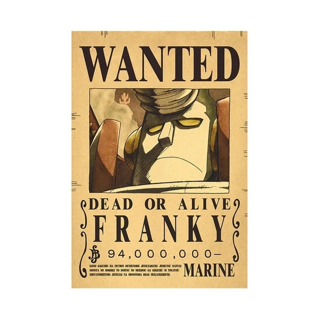 Poster WANTED Franky - One Piece
