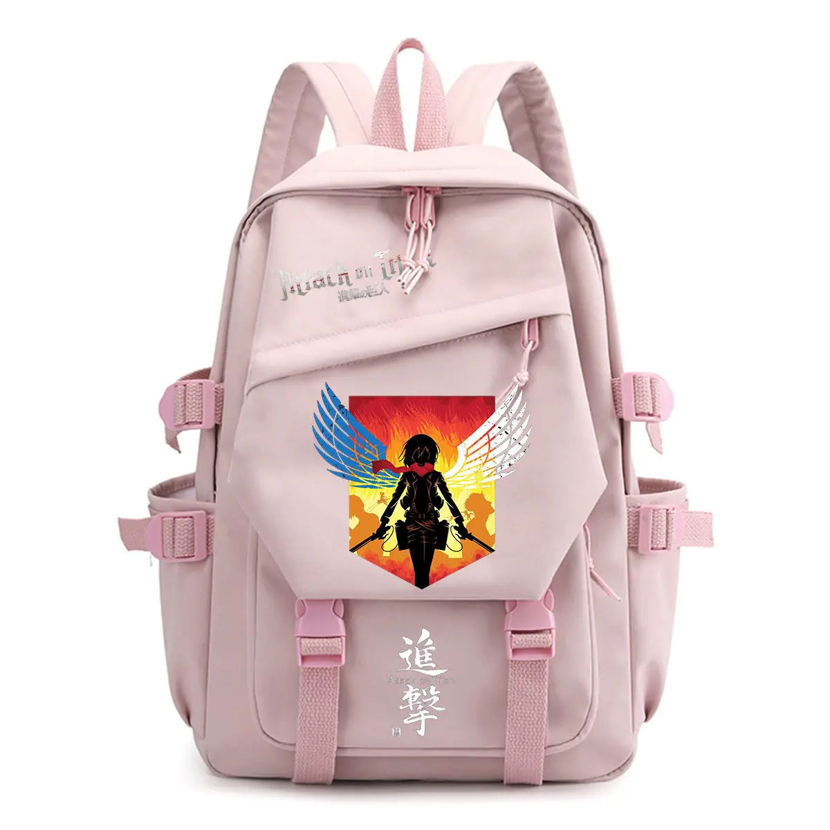 Pink Backpack - Attack on Titan