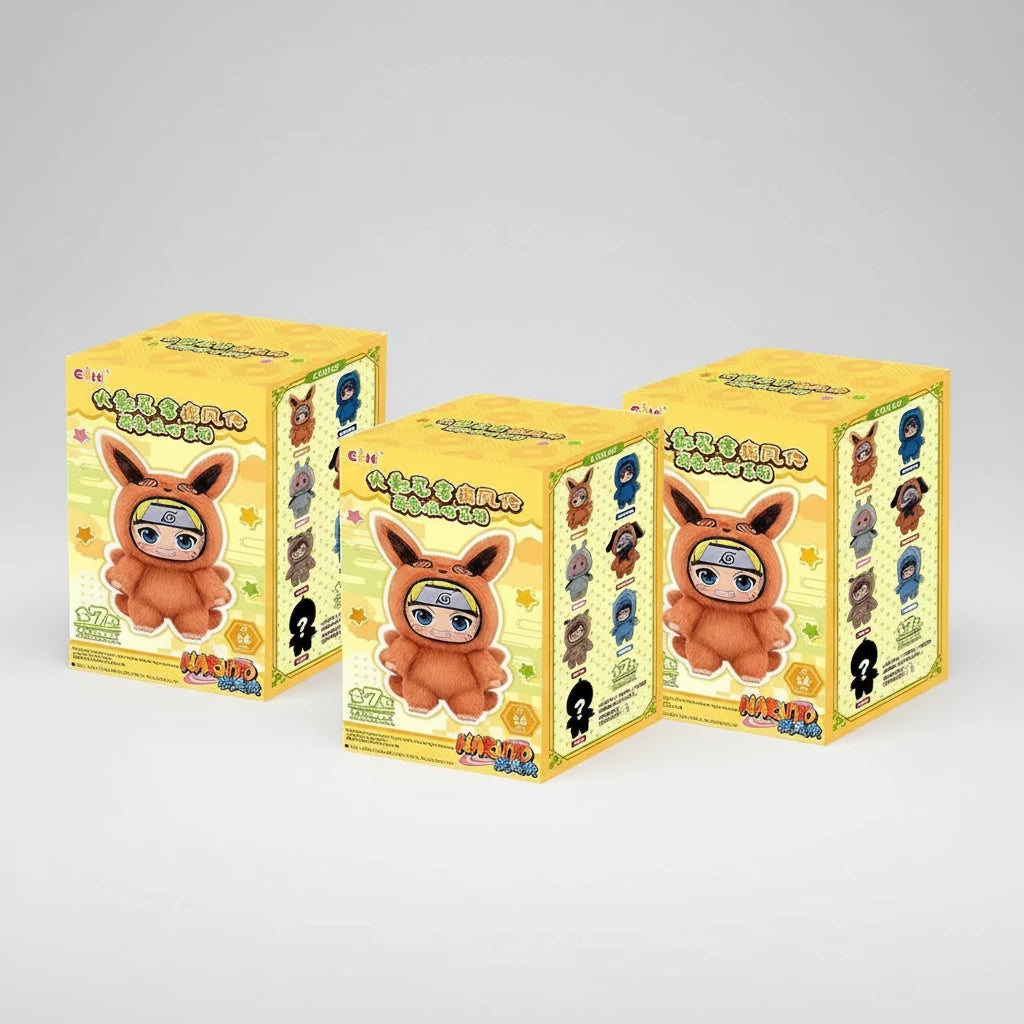 3 Peluches Mystères - Naruto Shippuden