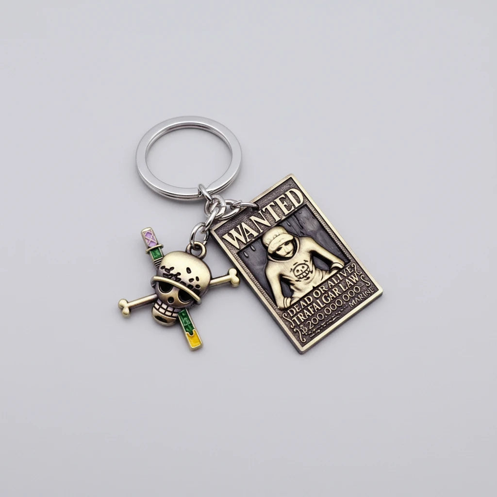 Porte-clés WANTED Trafalgar Law - One Piece