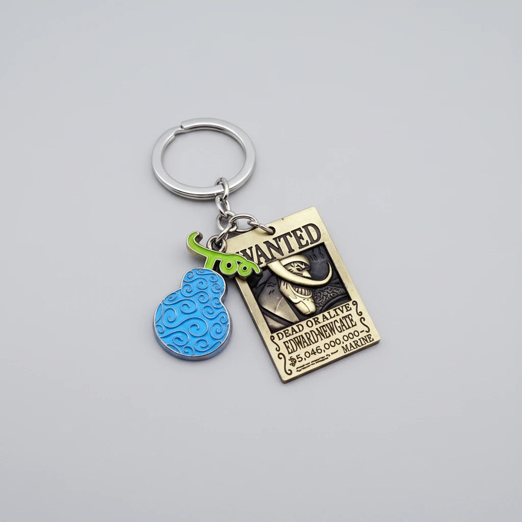 Porte-clés WANTED Barbe Blanche - One Piece